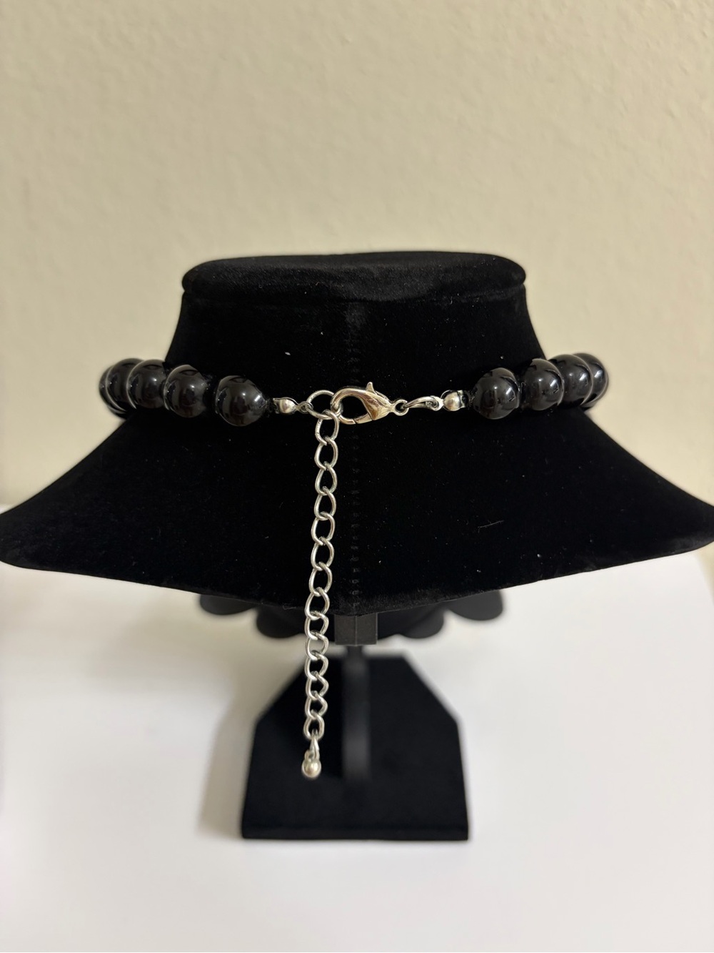 Cato Black Gray Statement Necklace Silver Tone Chunky Fashion Jewelry - Picture 3 of 3